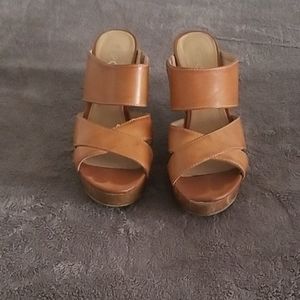 Tan wedges